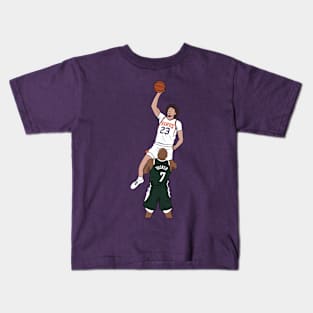 cameron dunk on tucker Kids T-Shirt